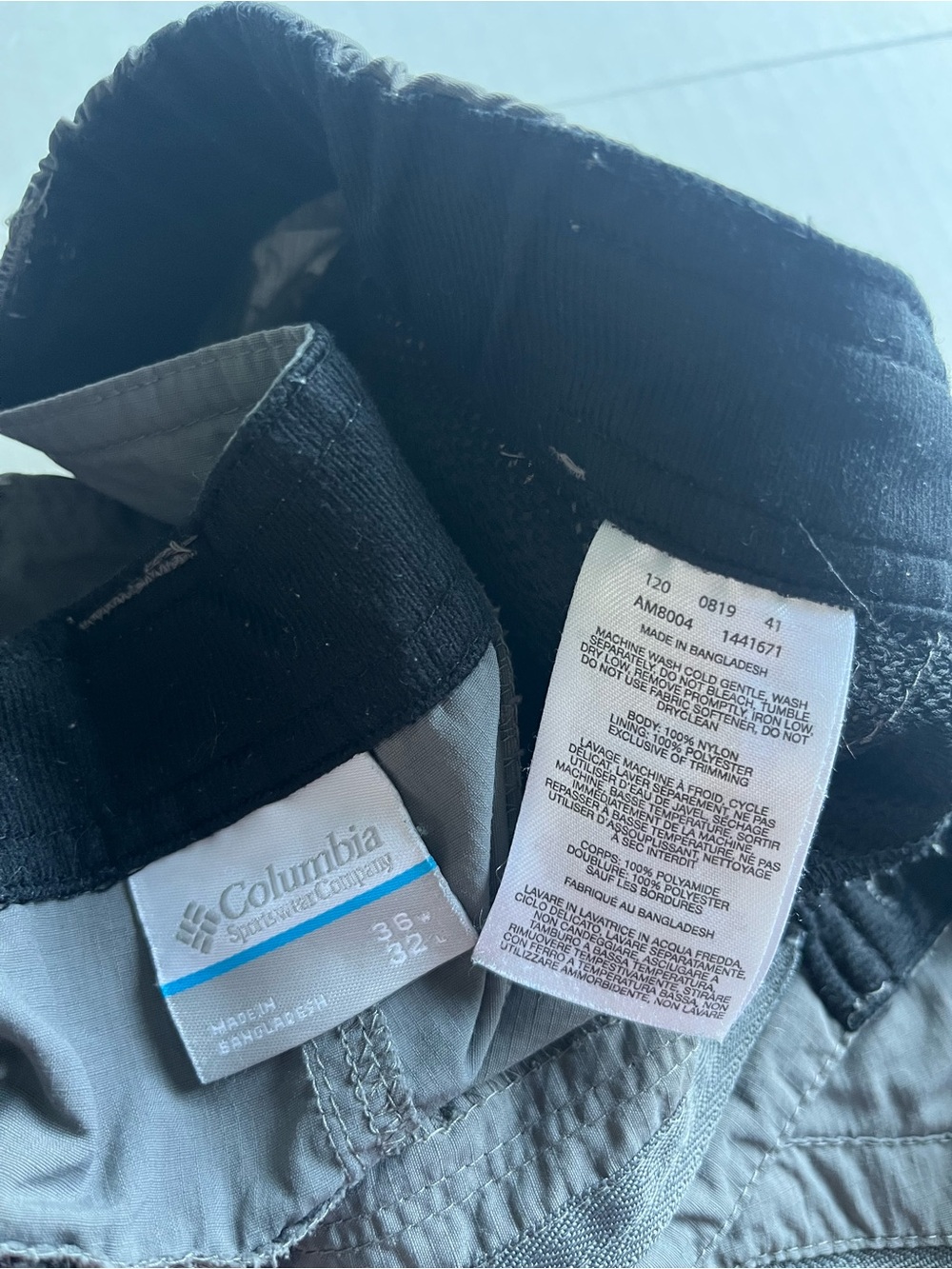 Columbia Sportswear Silver Ridge Convertible Zip Off  Utility Outdoor Pants 36 - Picture 15 of 15